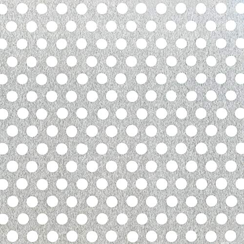 Alberts 464264 Lochblech | runde Lochung | Aluminium, natur | 600 x 1000 x 0,8 mm