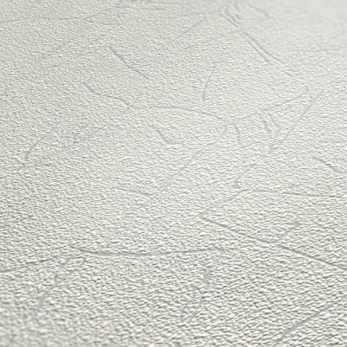 A.S. Création Paintable Non-Woven Wallpaper 25 x 1.06 m Made in Germany 5871 200 White – 14