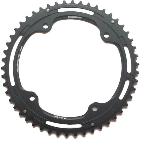 STRONGLIGHT Kettenblatt Type F 145/112 mm Plato, Adultos Unisex, Negro, 52