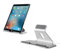 Thingy Club Aluminum Desktop Stand For Apple iPad PRO, Surface PRO and All Other 7''-13 (Silver Tablet Stand)