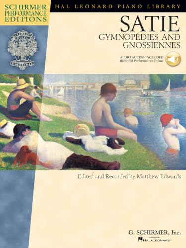 Schirmer Performance Ed Satie Erik Gymnopedies & Gnossiens Pf Bk/Cd