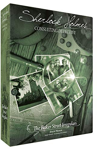 Sherlock Holmes Consulting Detective - Baker Street Irregulars Board Game - Captivating Mystery Game for Kids and Adults, Ages 14+, 1-8 Players, 90 Minute Playtime, Made by Space Cowboys