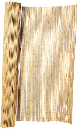 Hiss Reet® Bambus Sichtschutz, Bambusmatte I Perfekter Windschutz & Sichtschutz für Balkon, Zaun & Garten I Verschiedene Größen (100 x 300 cm)