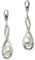 Zeeme Pearls Damen Ohrringe 925/- Sterling Silber 3,4cm Glänzend Süßwasserzuchtperle weiß 471220046