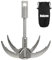 Grappling Haken faltbar Survival Klaue Multifunktionale Edelstahl Haken für Outdoor Camping Wandern Baum Bergsteigen Klettern (4 Krallen), 4N Claw