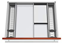 Blum Orga-Line Besteckeinsatz Facheinteilungs-Set KB 601-699mm, NL 550mm, grau