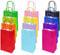 Flintronic Papiertüten aus Kraftpapier, 12 Stück mit Henkel, Geschenkverpackung, Tüten Eschenktüten, Gastgeschenke Tüten, Mitgebseltüten, Geschenktüten Set - Mehrere Farben(15 * 8 * 21CM)
