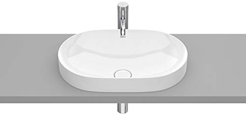 Roca, INSPIRA,ROUND A327527000 Waschbecken, Weiß, 550 mm x 370 mm x 75 mm, A327527000