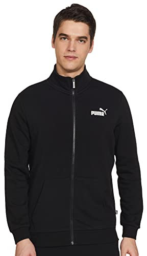 Puma Ess Track Felpa con Cappuccio Puma Black S