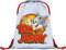 Baagl Turnbeutel Kindergarten, Sportbeutel für Jungen, Mädchen, Turnsackerl Kinder Sport Beutel Schuhbeutel Sportsack (Tom & Jerry)