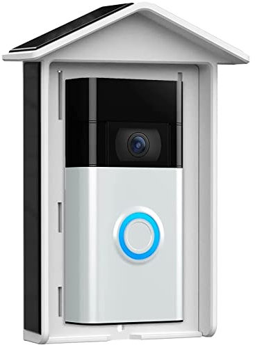 XTU Solar Charger for Video Doorbell, Compatible with Video Doorbell 2nd Gen (2020 Release), and All Battery-Powered Video doorbells and Cameras (with Micro USB Port), Waterproof Continuous Charging