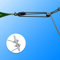 Toldoro® 3-Fach Flaschenzug mit 4-Loch Klampe & Seilzug/Segel und Sonnensegel Flaschenzug zum Spannen und Befestigen von Sonnensegel und Segeln/Robustes Sonnensegel Seilzugsystem