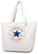 CONVERSE 10023817-A01 Canvas Tote Bag Unisex Weiß