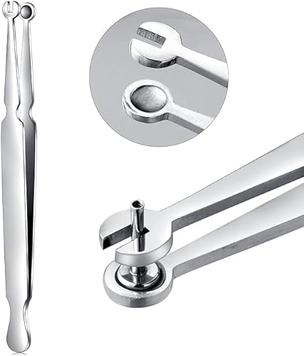 NIUSIMAN Strumento per il cambio dei gioielli Pinza piercing, morsetti a bilanciere per piercing facili e convenienti per piercing al naso cartilagineo, alla labretta e all'elice