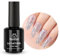Beetles UV Gel Nagellack Glitzer Silber, 15 ml Glitzerfarbe Silberne Pailletten Gel Polish für Nagelkunst DIY- Gellack Heimmaniküre Geschenk für Frauen