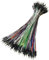 GTIWUNG 100 Stück Jumper Wire Kabel Steckbrücken, Steckbrett, 15cm Male-Male Cabel Steckbrücken 24AWG Drahtbrücken für Arduino und Raspberry Pi Breadboard, Zehn Farben, je 10 Stück