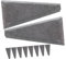 Mikikit Practical Axe Wedge 10pcs Carbon Steel Triangle Hammer Wedge Tool for Ax Repair and Nails Reinforcement