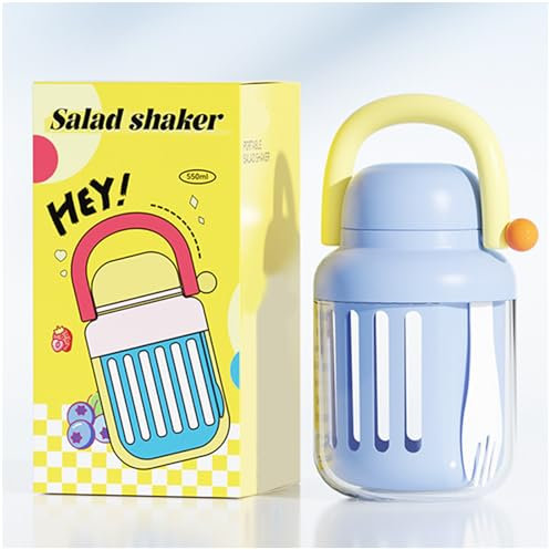 Boîte à salade à emporter avec fourchettes et pièces - Bowl - Étanche - Pour fruits et légumes - 550 ml - Pour la maison, l'extérieur, l'école, le bureau, le camping