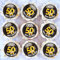 Blumomon 40Pcs Edible 50th Beer Happy Birthday Cupcake Toppers 50th Birthday Party Decorations Supplies Happy Birthday Party Cake Decorations