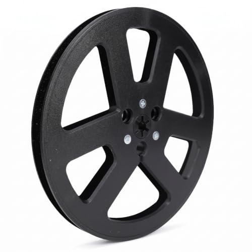 Fabater Tonband-Aufwickelspule, 7 Zoll, Hervorragender Magnetband-Ersatz – Ideal für Archivierung und Live-Sitzungen (BLACK)