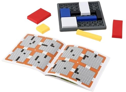 Critical Thinking Puzzles – Brain Skill Challenges, Intelligence Building Toy, Logic Brain Teaser Puzzles for Kids, Intelligence Development Toy With 88 Challenges, Mind Challenge Puzzless Blocks – Fo