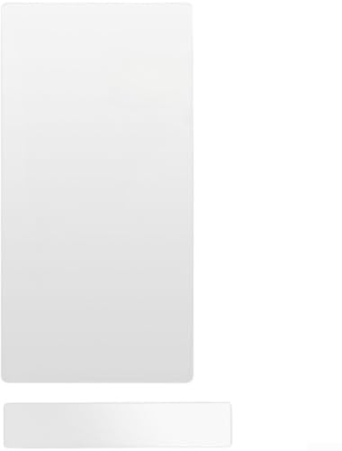 3 Stück Gitarren Pickguard Folie, Transparent Klassische Akustik Schutz Blatt für Kratzschutz