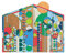Frank Lloyd Wright Midway Mural Shaped Foil Puzzle: 750 Pieces