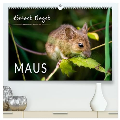 Kleiner Nager - Maus (hochwertiger Premium Wandkalender 2026 DIN A2 quer), Kunstdruck in Hochglanz: Eindrucksvolle Bilder der scheuen Tiere. (CALVENDO Tiere)
