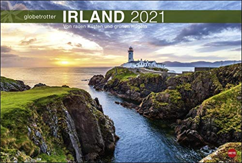 Irland Globetrotter - Von rauen Küsten und grünen Hügeln - Reisekalender 2021 - Foto-Wandkalender mit Monatskalendarium - Format 58 x 39 cm
