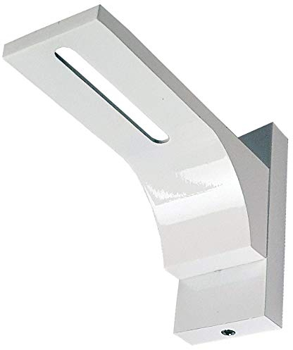 Bestlivings Wandträger für Vorhangschiene Aluminium - Weiß 8 cm