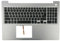 Aoyygg Per Tastiera per Dell Inspiron 15 5570 5575 con Poggiapolsi Superiore e Controcorrente, Tastiera e Cover Sostitutive per un Laptop (silver)