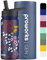 Proworks Gen 2 Insulated Water Bottles With Straw Lid, 1L Stainless Steel Water Bottle, 24 Hours Cold, 12 Hours Hot Drinks, Metal Leakproof Flask For Gym, Travel - Midnight Blue - Enchanted