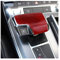LANOBA Auto Styling Konsole Schaltgriff Rahmenabdeckung Kompatibel mit Audi A6 C8 A7 Autoinnenausstattung Schaltknauf Kopf Aufkleber Trim (Color : Red)
