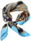 FAIRYGATE Kopftuch Seidentuch Halstuch Damen Seidentuch Bandana Faux Seidenschal Quadrat Satin Nickituch Kopftuch Vierecktuch DA2124