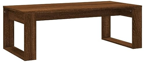 vidaXL Table Basse, Table d'Appoint Rectangulaire, Bout de Canapé, Meuble de Salon Salle de Séjour, Moderne, Chêne Marron Bois d'Ingénierie