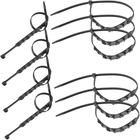 BUGUUYO Winterreifenketten 10 Stück Schneeketten Nylon Radkette Reifen Schneekette