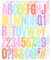 2 Inch Sticky Vinyl Letter Number Stickers,4 Sheets Self Adhesive Stick On Alphabet Symbol Sticker for Scrapbook, Bottle Decor - Multi