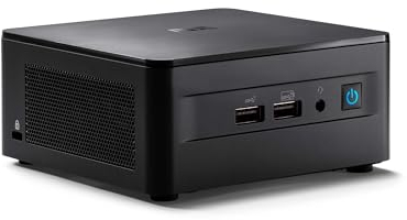 ASUS NUC 12, Mini PC Intel i3-1220p, RAM da 64 GB DDR4-3200, SSD M.2, Scheda Grafica Intel UHD, Wi-Fi 6E, Bluetooth 5.3, Compatibile con Windows 10 e Windows 11 Home, Nero