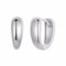 Qings Minimalistisch Creolen Damen 925 Sterling Silber Hypoallergen Kleine Creolen Huggie Chunky Ohrringe für Damen Geburtstags Geschenk