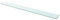 Kavolet 110x12 cm Glasboden Glasscheibe Glasplatte Glasregal Transparent Regalboden Glas Einlegeboden Glasablage für Badezimmer Wandregal Badablage 8 mm stärke