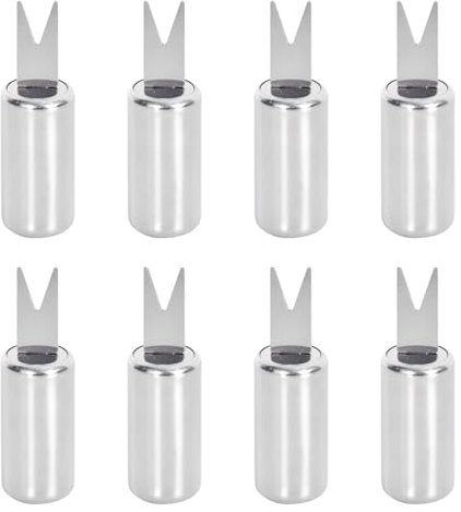 Brochettes De Maïs 8 Pièces Fourchette Maïs, Acier Inoxydable, Réutilisable, Supports D'Épis De Maïs, Bbq Brochettes De Maïs, Pour Barbecue, Camping, Idéale Pour Famille Et Les Événements En Plein Air