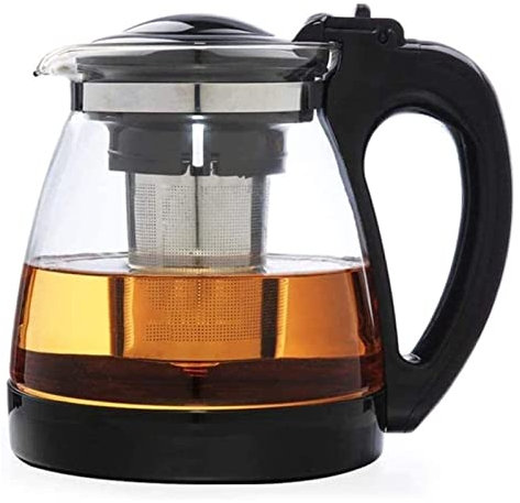 TJLVYCNB Glass Teapots Teapot Glass Teapot Kettle Glass Water Pitcher Teapot Tea Glass Teapot with Extra 4 150Ml Cups Tea Pots Glass Teapots