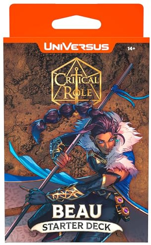UniVersus: Critical Role: Heroes of Exandria - Beau Starter Deck - Ready to Play Character Deck, Deck-Building Battle Collectible Card Game, Licensed