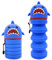 DGTSYAL Trousse Ecole 2 en 1 en Silicone Souple Kawaii, Porte-Plume, Fermeture Eclair en Silicone, Requin Pochette de Stylo, Étui pour Fournitures Scolaires de Grande capacité