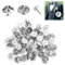 Schmetterling Pin Clutch,50 Stück Verschlüsse Butterfly Clips Pin,Schmetterling Kupplung,Pin Verschluss für Crafts Schmuck DIY Herstellung