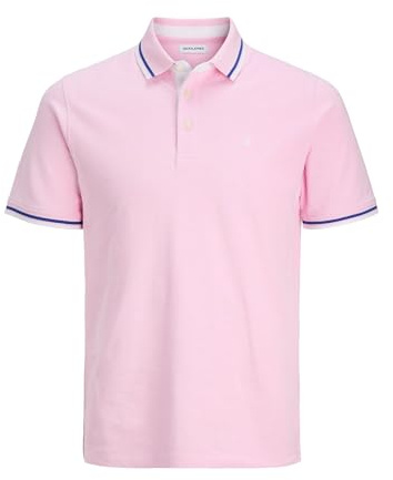 Jack & Jones Homme Jjepaulos Polo SS Noos, Prism Rose., L EU