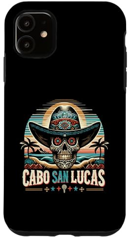 Hülle für iPhone 11 Cabo San Lucas Sugar Skull Cabo Mexico Souvenirs Kalifornien