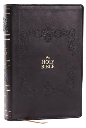 NKJV Bible: Personal Size Giant Print, Black Leathersoft, Holy Bible, Red Letter, Comfort Print: New King James Version: New King James Version, ... Size, Giant Print, Red Letter, Comfort Print