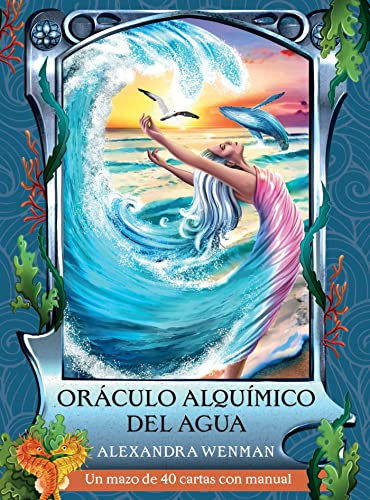 Oráculo alquímico del agua: Un mazo de 40 cartas con manual.