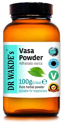 DR WAKDE Bio Vasa Pulver (Adhatoda vasica) - 100g